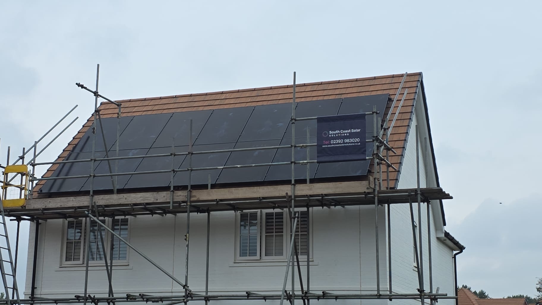 Solar panel installation by South Coast Solar Solutions